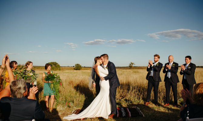 Audrey & Jesse // Outdoor Barn Wedding // Haxtun, Colorado